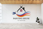 Painting Company Logo Collection, a Branding & Logo Template by YUDesignStore (Thumbnail 10 of 16)