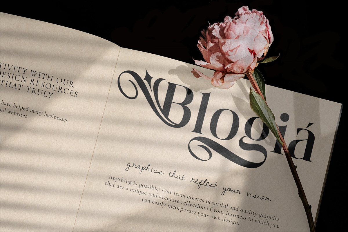 Shanolia for Luxury Branding, a Serif Font by Glyphminds Studios (Photo 4 of 10)