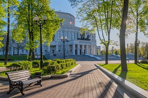 opera house in the city center of Minsk. Belarus, a Photo by Pictures for you!!!!!!!!!