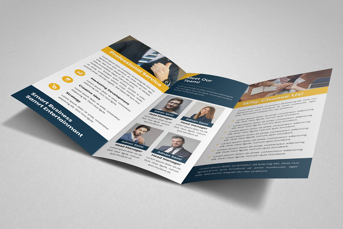 Business Trifold Brochure V7, a Brochure Template by SamiSimply7 (Photo 2 of 4)