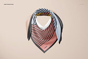 Wrapped Silk Scarf Mockup, a Mask Mockup by creatsy5 (Thumbnail 4 of 6)