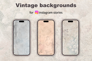 Vintage Instagram Stories Background