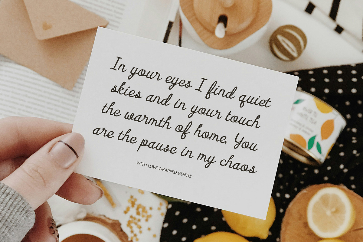 CS Hailey – Script Font, a Script Font by Craft Supply Co. (Photo 3 of 8)