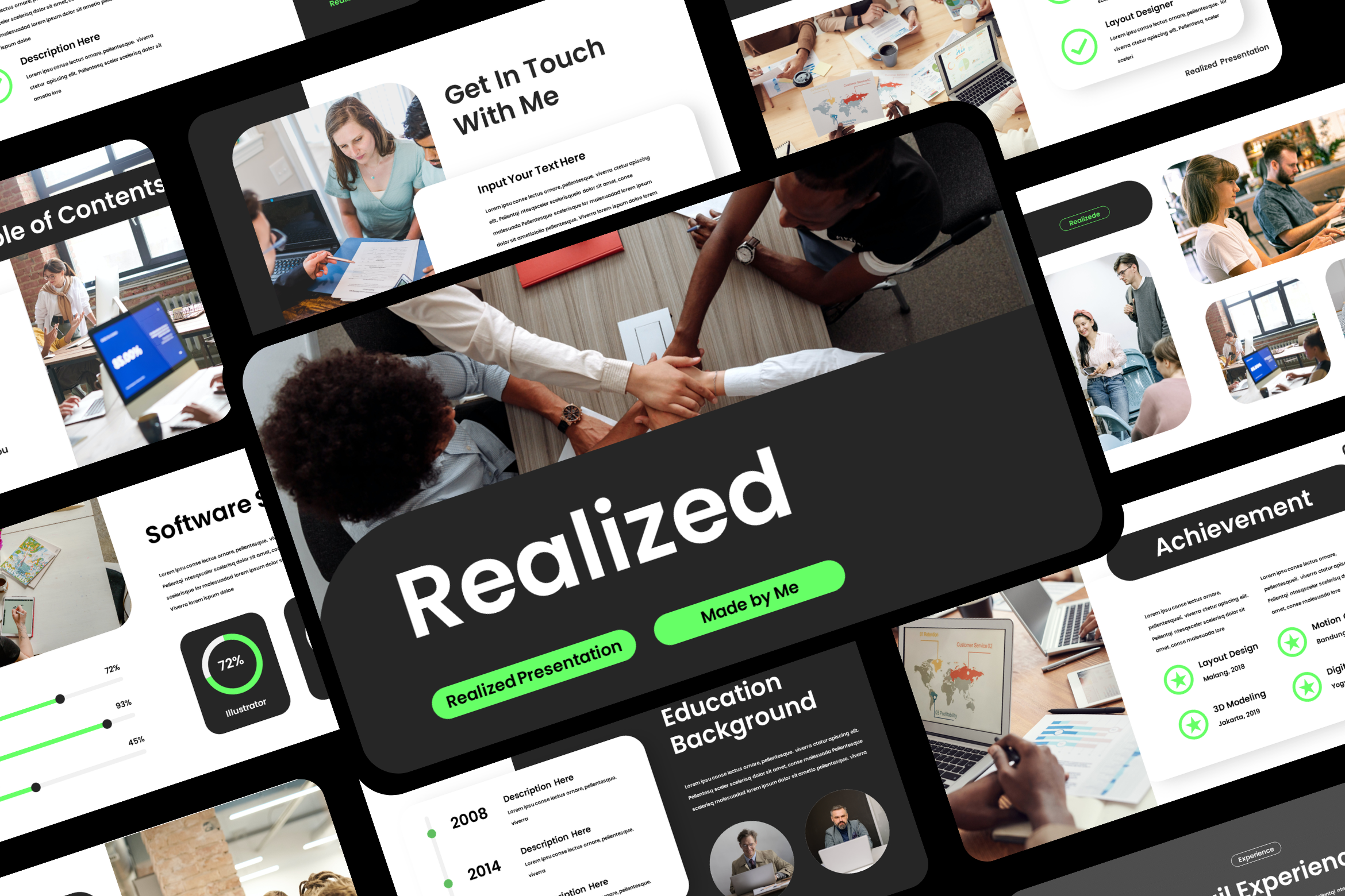 CV - Resume Presentation, a Presentation Template by Hammad Arif