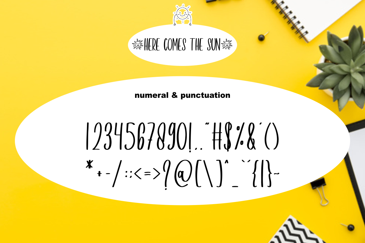 Here comes the sun - Display Font, a Font by Fikryal Studio (Photo 11 of 12)