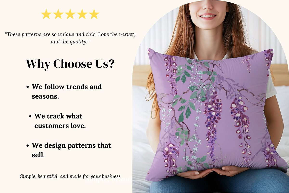 Gilded Petal Jeweled Florals, a Pattern Graphic by Ninterints (Photo 3 of 17)
