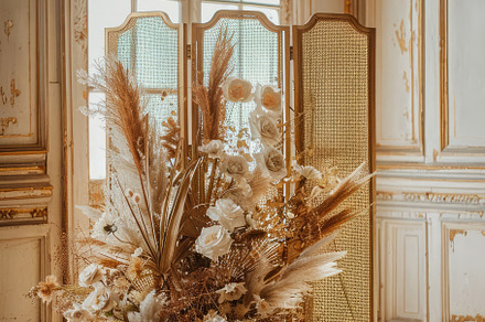 Rusty gold, room divider, backdrop, a Background Photo by Virgo Studio