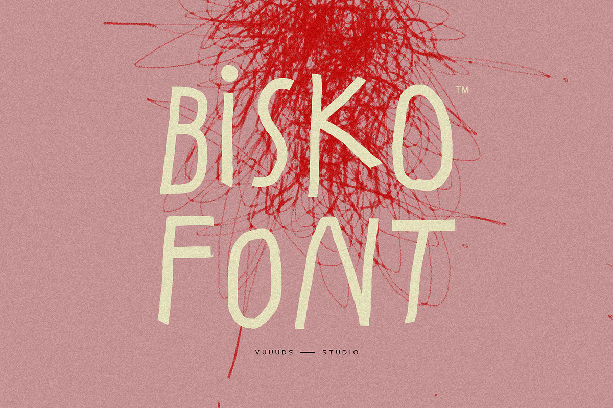 Bisko Font, a Handwritten Font by vuuuds (Photo 1 of 10)