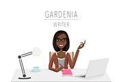 Writer / Blogger Portrait Creator, a Person Illustration by Lauren Lesley Studio (Thumbnail 9 of 33)