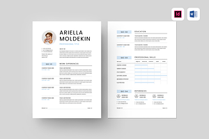 Resume MS Word & Indesign