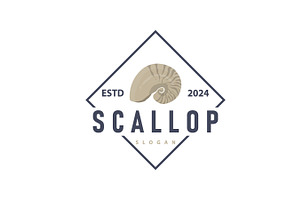 Seashell Logo Inspirational Scallop, a Branding & Logo Template by Maylianaw28