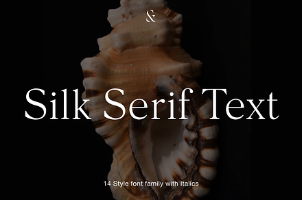 Silk Serif Text - 14 Font Family