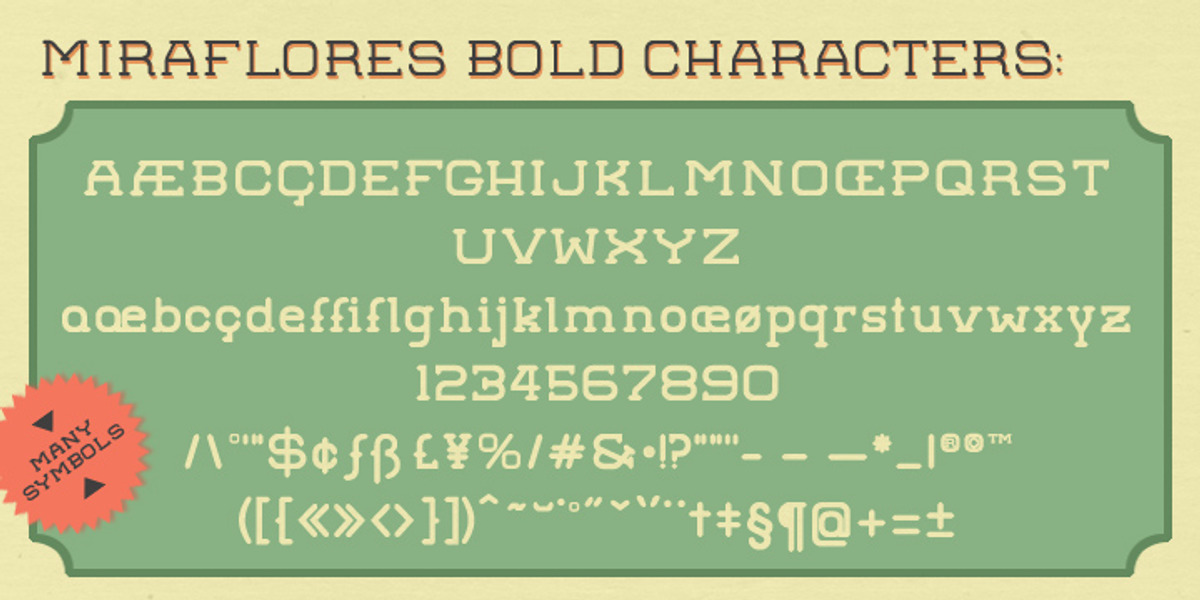 GL Miraflores, a Serif Font by German Leon (Photo 4 of 4)