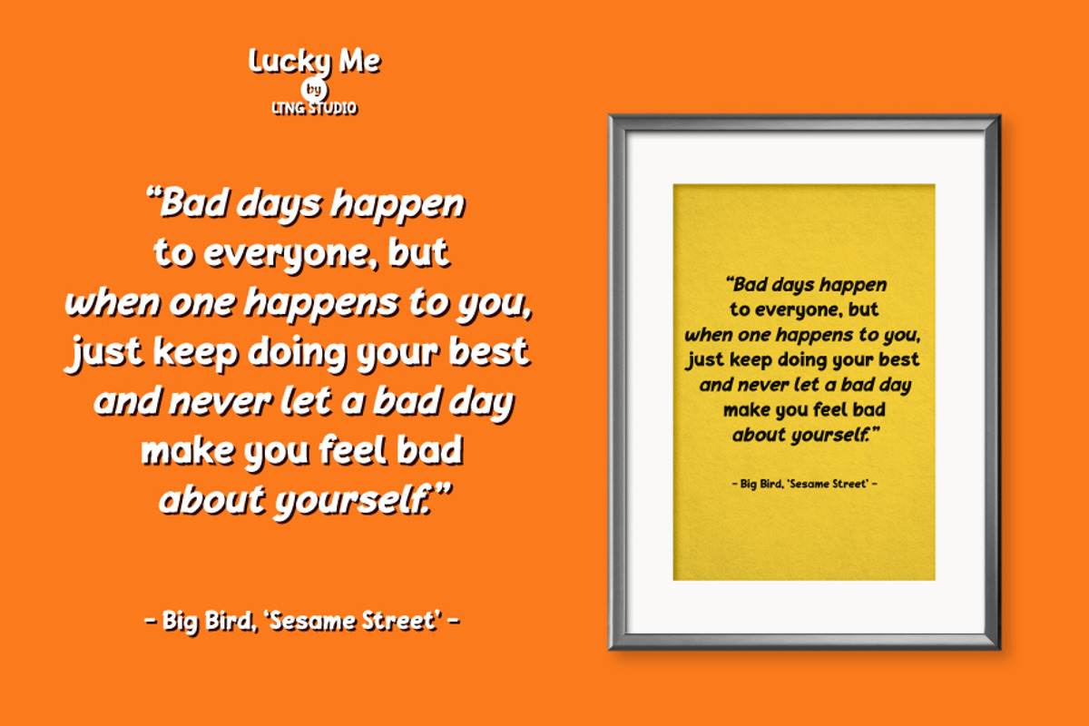 Lucky Me 90s Display Font, a Handwritten Font by LTNG STUDIO (Photo 6 of 9)