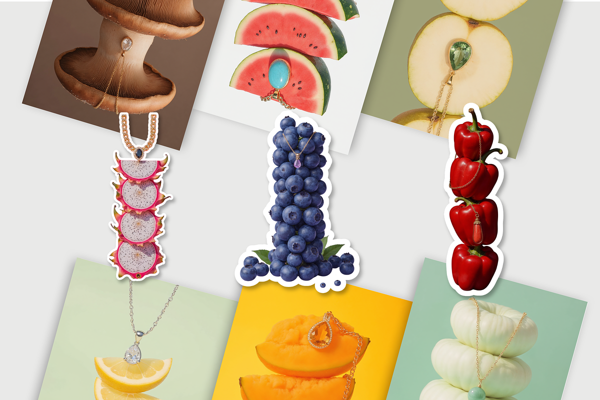 Fruit Jewelry Editorial Art, an Object Graphic by Jakayla Digital Co (Photo 5 of 10)