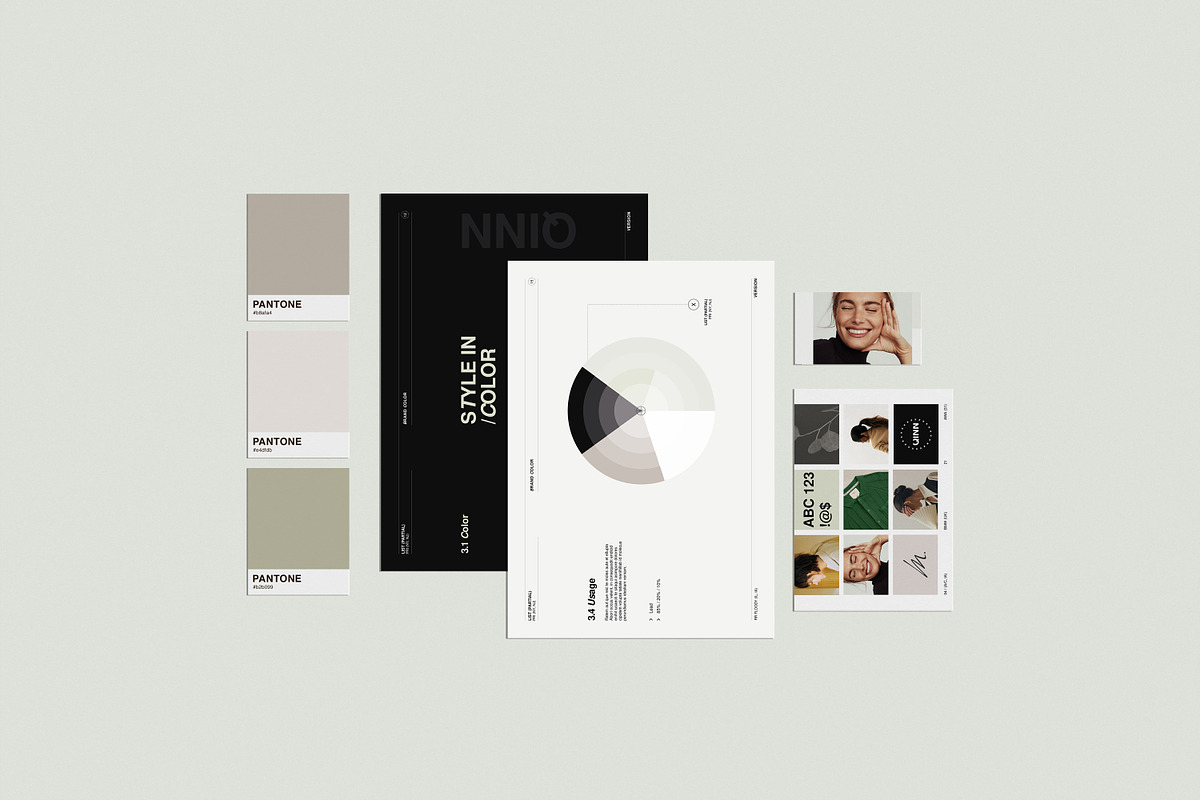 QINN/Brand Guidelines, a Brochure Template by Studio Elevate (Photo 4 of 12)