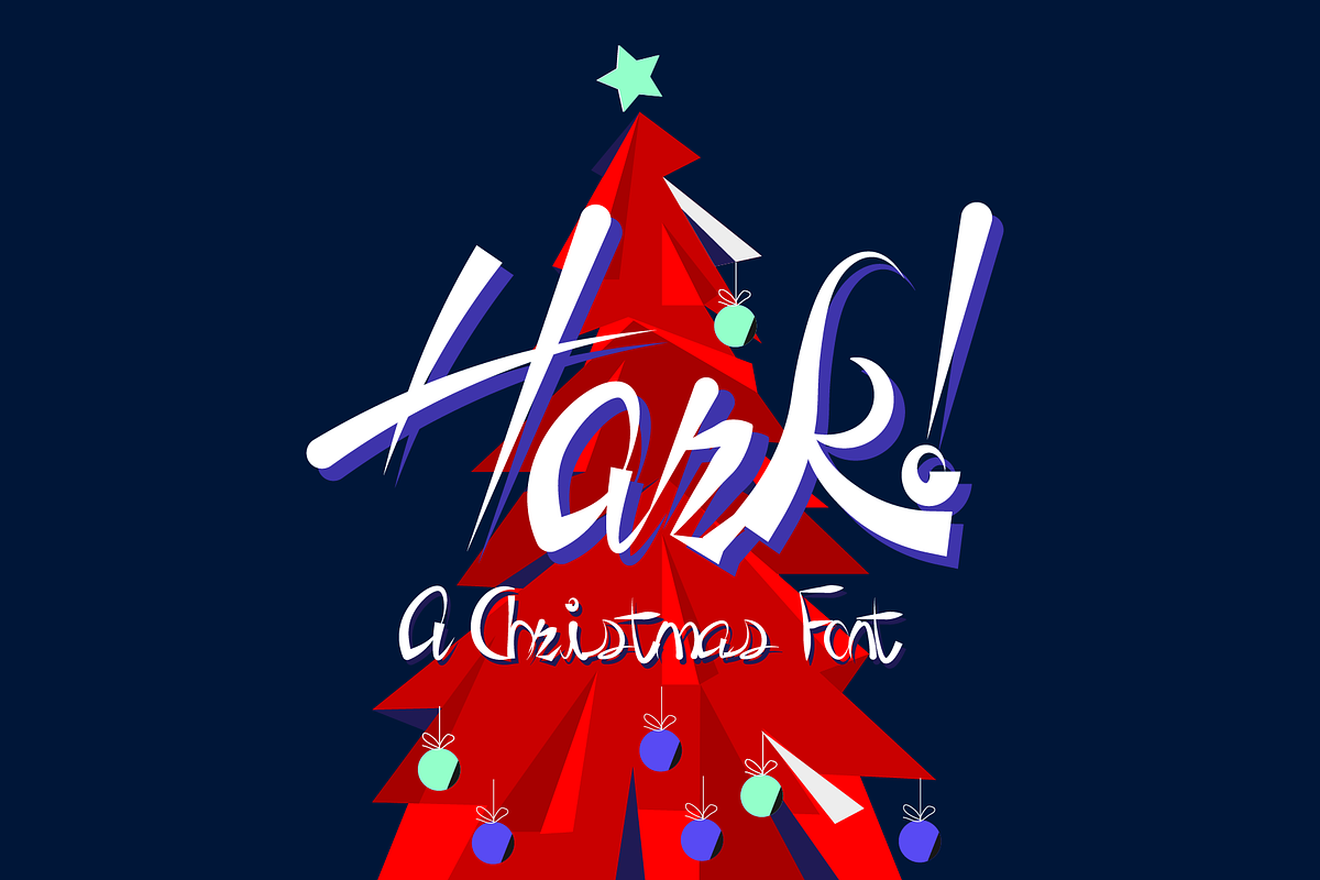 Hark!1945 Font, a Font by YearZero.xyz (Photo 1 of 4)