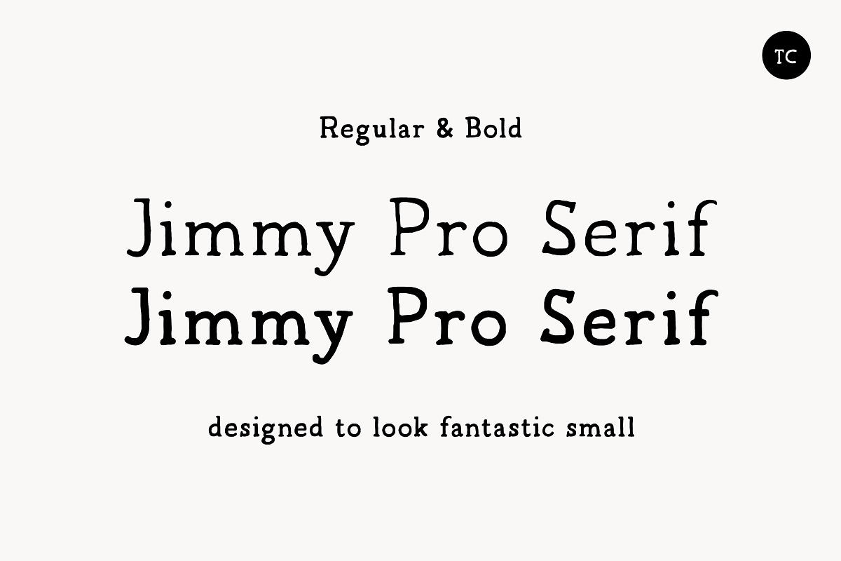 JIMMY Serif Pro - Handwritten Serif, a Serif Font by Tom Chalky (Photo 1 of 6)