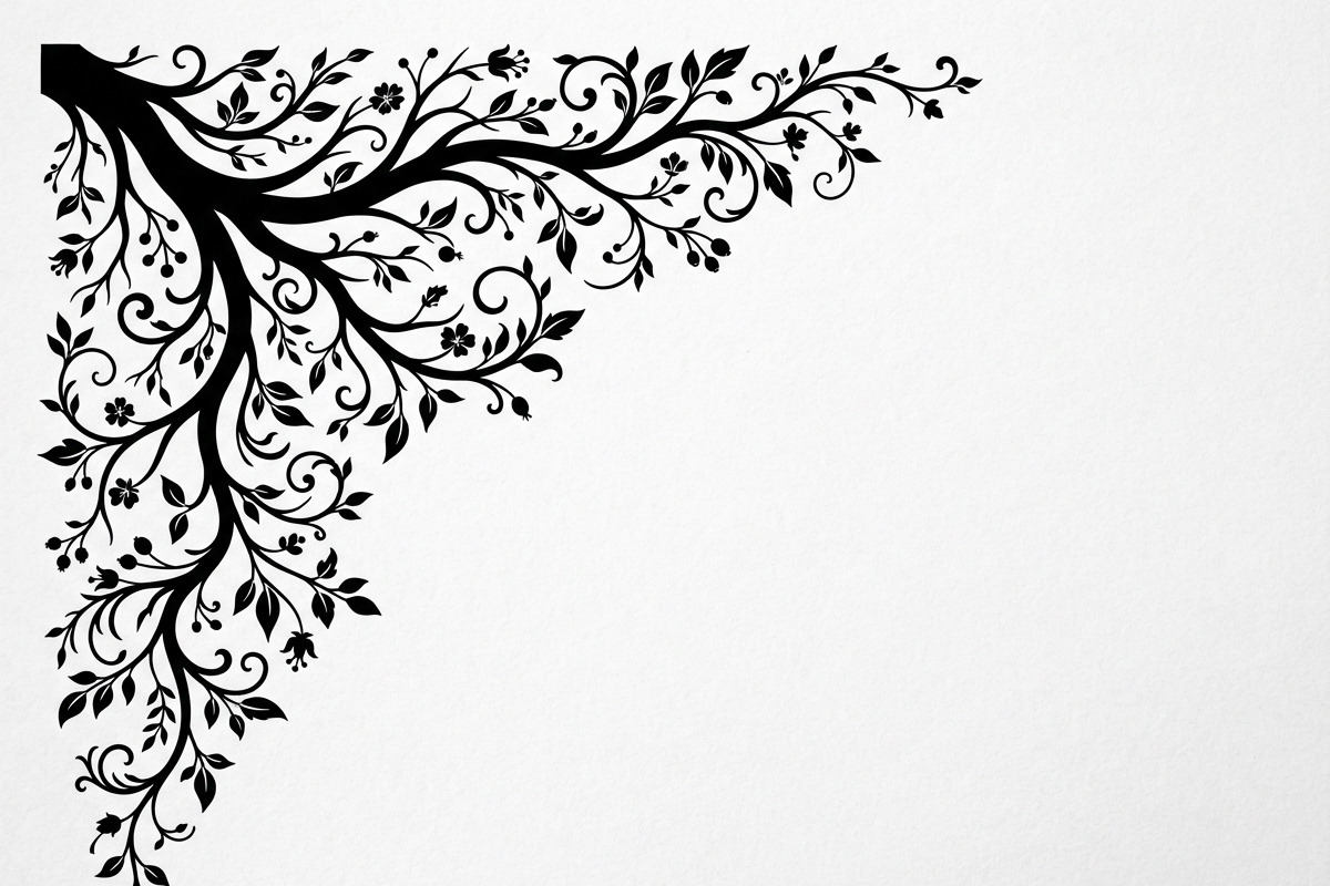 50 Tree Branch Corner Silhouette, a Decorative Illustration by Amazin_art (Photo 11 of 46)