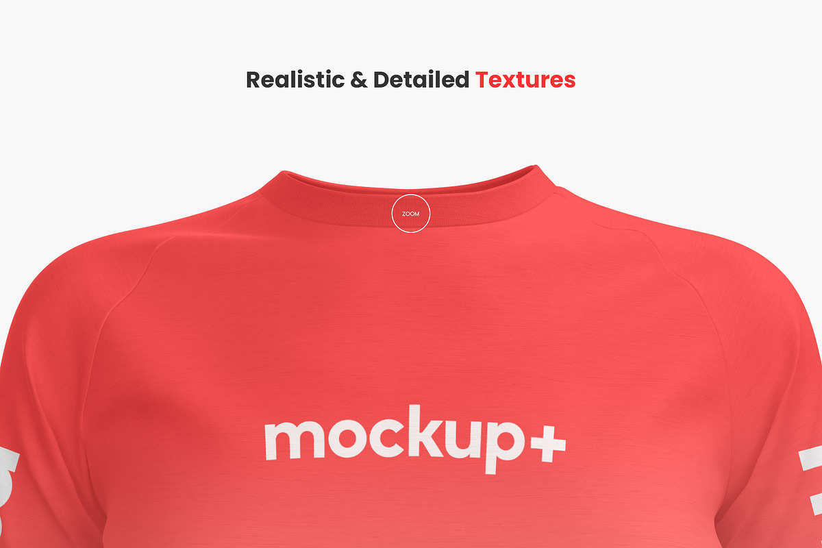 Long Sleeves Women T-Shirt Mockup, a Shirt Mockup by Mockup+ (Photo 3 of 5)