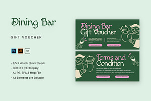 Dining Bar Gift Voucher