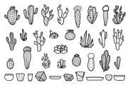 Cactus Collection, a Decorative Illustration by Chelovector (Thumbnail 3 of 4)