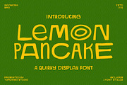 Lemon Pancake — Quirky Display, a Handwritten Font by Typehand Studio (Thumbnail 1 of 10)