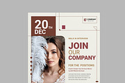 Gradient Hiring Poster Template, a Flyer Template by MightyDesign (Thumbnail 4 of 8)