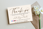 Minimal Thank You Card for Business, a Card Template by Elegant_Studio44 (Thumbnail 4 of 6)