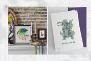 Hand Drawn Mardi Gras Images, a Seasonal Illustration by H&C Drawings & Designs (Thumbnail 8 of 15)