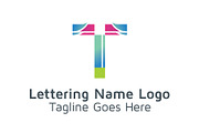 20 Logo Lettering T Template Bundle, a Branding & Logo Template by Acongraphic (Thumbnail 2 of 21)