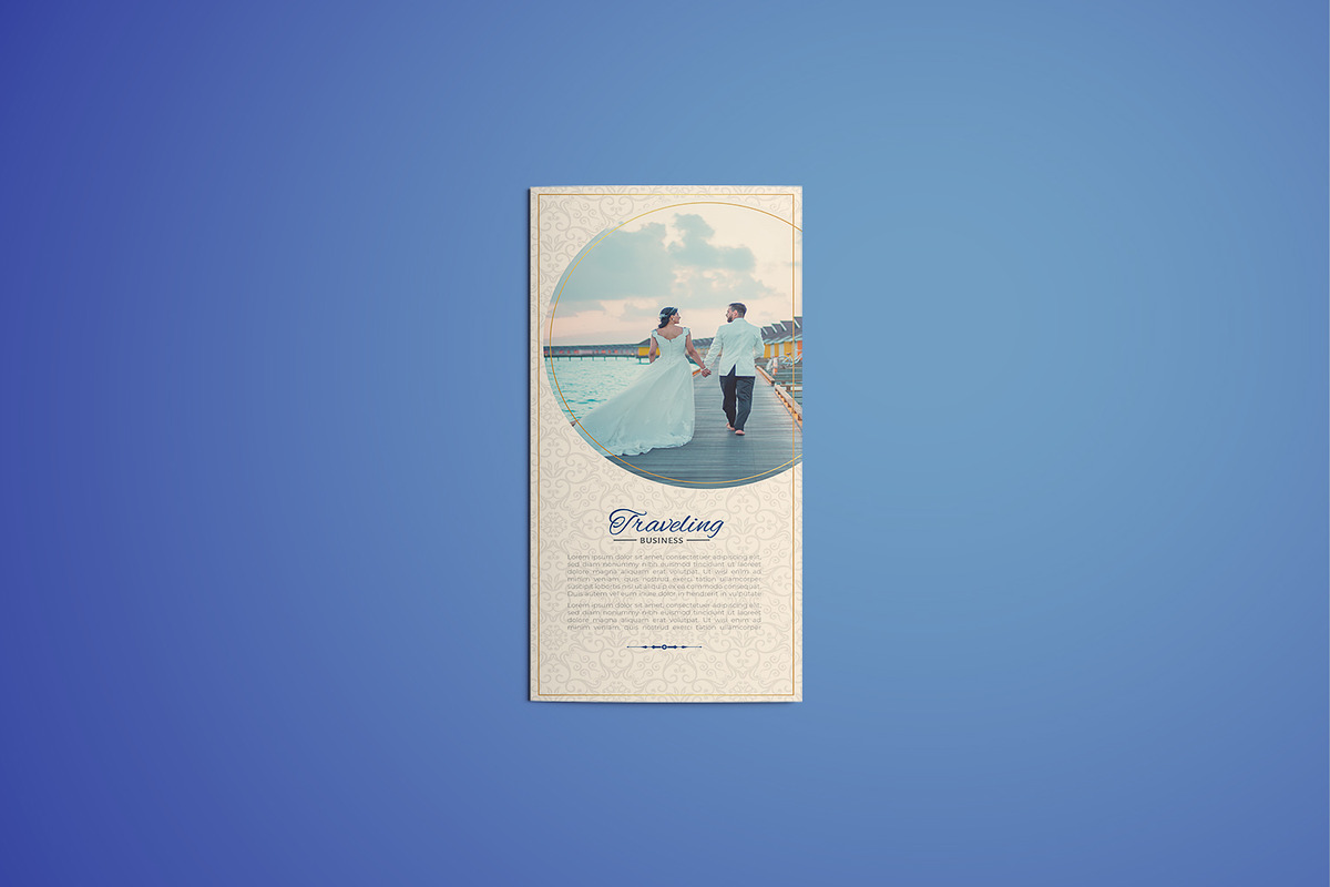 Traveling Business Trifold Brochure, a Brochure Template by Design with Qurat (Photo 2 of 9)