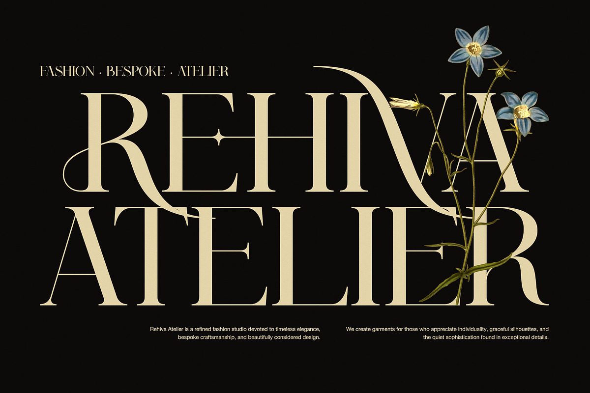 Gomiro Luxury Serif Display Font, a Serif Font by Perfectype (Photo 2 of 8)