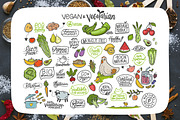 Vegan&Vegetarian Overlays, an Animal Illustration by Nina's Illustration Shop (Thumbnail 4 of 9)