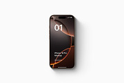 iPhone 16 Pro - 24 Mockups Scenes, an iPhone Mockup by Asylab (Thumbnail 10 of 58)