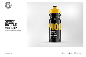 Sports Bottle Mockup Template