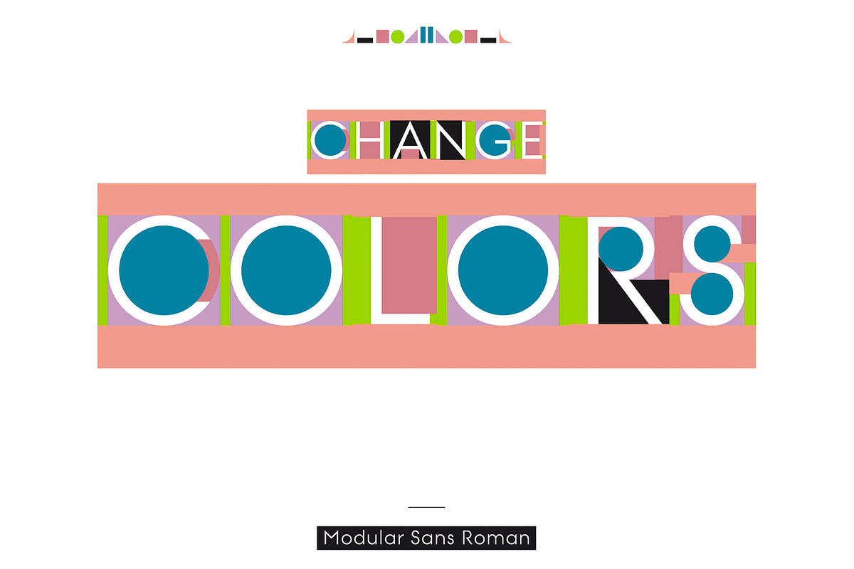 Modular Typeface, a Sans Serif Font by Letterwerk (Photo 11 of 15)