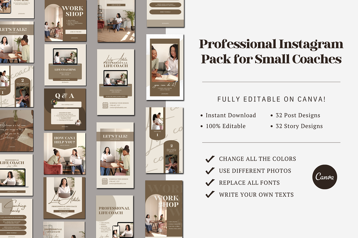 Instagram Content Kit for Life Coach, a Social Media Template by The Little Lily Studio (Photo 5 of 5)
