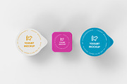 Yogurt Mockups - 9 Views, a Packaging Mockup by Illusiongraphic (Thumbnail 6 of 14)