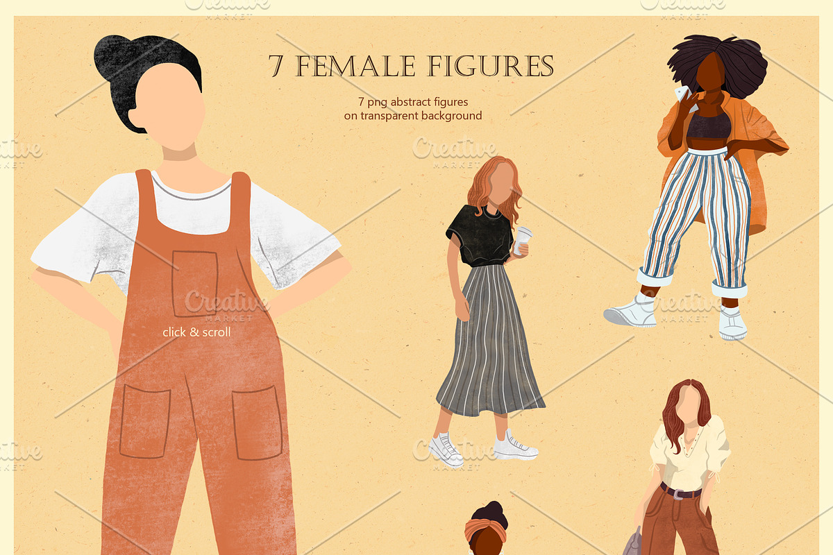 Diverse Beauty, a Decorative Illustration by Scarlet Heath Art (Photo 15 of 19)