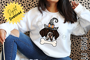 Witch Halloween Dog Breed Clipart, a Graphic by Mrs. Creative Creations (Thumbnail 3 of 6)