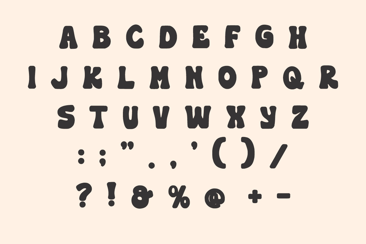 Funky Charm, a Handwritten Font by Fourteen Letter (Photo 4 of 7)