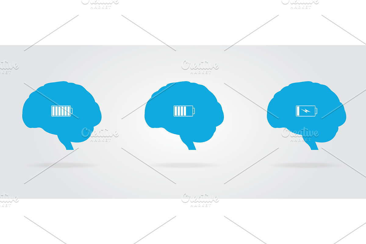 Mental energy reduction, an Illustration by Vector Creator