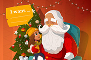 3 Santa Claus Illustrations, a Graphic by Drumcheg (Thumbnail 2 of 4)