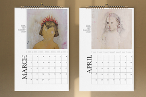 Art Calendar 2021 Template