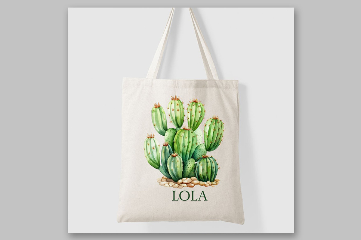Watercolor cactus Clipart Succulent, a Decorative Illustration by LeCoqDesign (Photo 3 of 5)