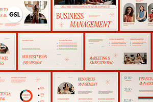 Business Management Google Slide, a Presentation Template by graphicook