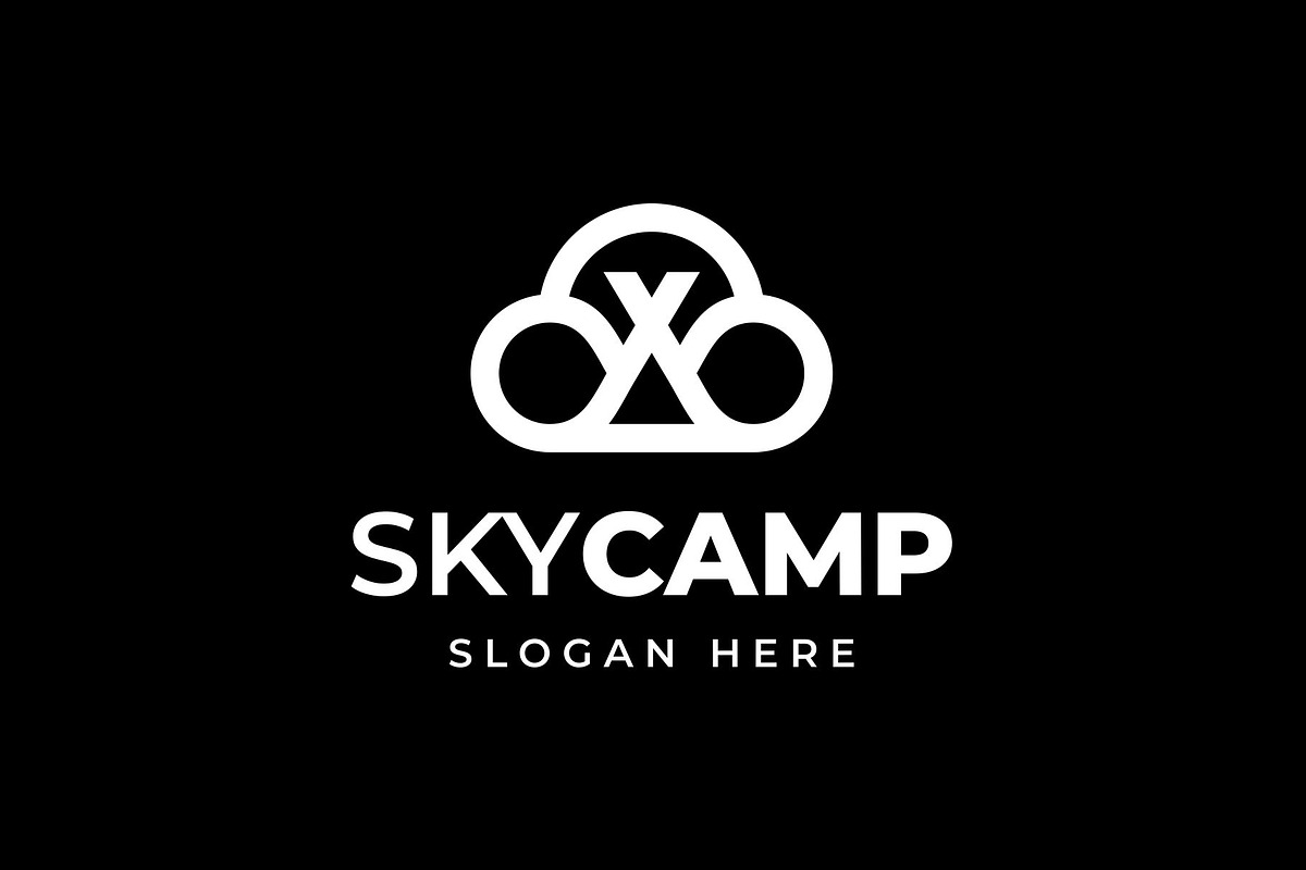 Sky Cloud Tent Camping Logo, a Branding & Logo Template by Buqancreative (Photo 2 of 2)