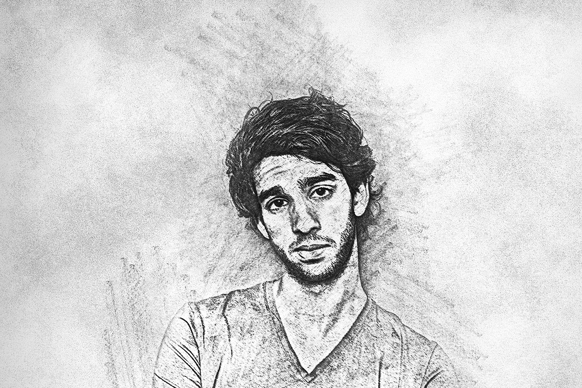 Chalk Sketch Photoshop Action, an Action Add-On by UnicDesign (Photo 8 of 12)