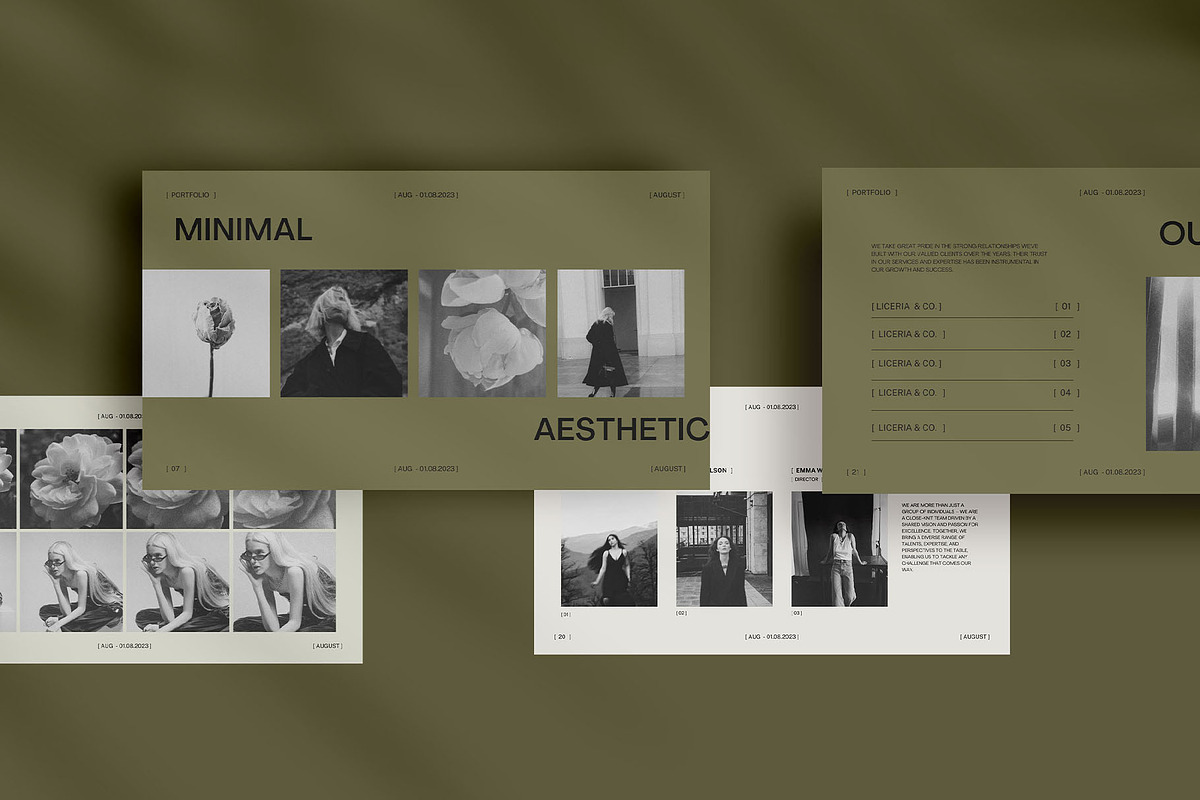 Micelle Portfolio Canva Template, a Marketing Template by Amaré Creative (Photo 8 of 12)